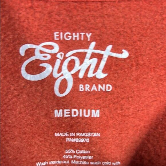 Eighty Eight Red Jumpsuit with Sunflower Patch - Picture 7 of 12